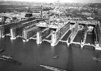 База немецких подводных лодок в Бордо